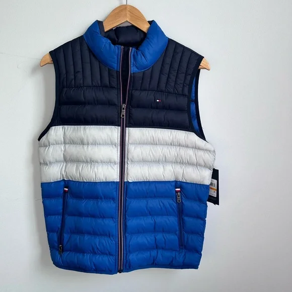 Tommy Hilfiger Quilted ColorBlock Ultra Loft Vest